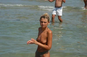 Sexy girls on nude beach Promorsk in Bulgaria