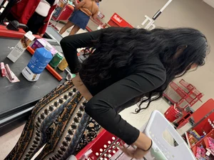 [OC] Tight College Chick with a Booty in Patterned Flare Leggings