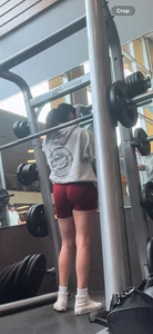 Red Spandex Shorts and tight ass! (OC)