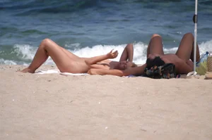Sexy girls on nude beach Promorsk in Bulgaria