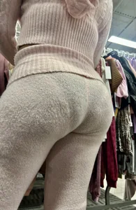 Pink see through VPL‼️