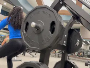 (GIFS) Petite Slim Thick Lebanese Bubble in Gym Sharks