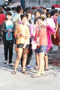 Water Festival girls in Thailand