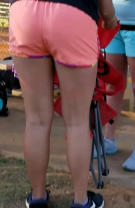 Ass in Shorts Closeup Creepshots Gallery