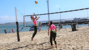 Weymouth beach volleyball girls 2018