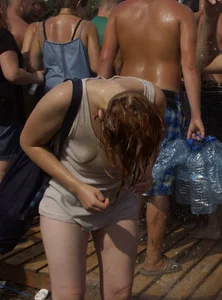 Candid tits and pokies