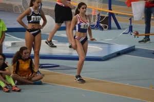 Candid track and field girls