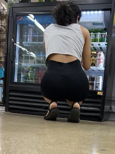Fit South Indian squatting and shopping (oc)