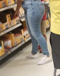 Out In The Wild 40 ( Latina with a huge phatty in jeans)