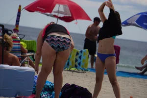 Beach and bikini girls