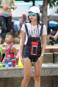 Water Festival girls in Thailand