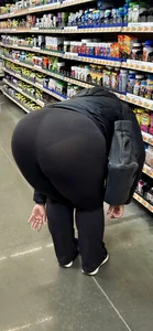 Bbw in black pants BIG ass bendover+Vpl‼️