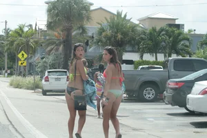 Beach and bikini girls