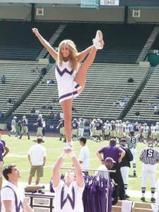Candid cheerleaders
