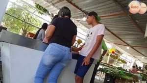 407 Great Ass Milf Latina Employee in a Local Market