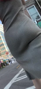 PAWG in a See-Through Dress