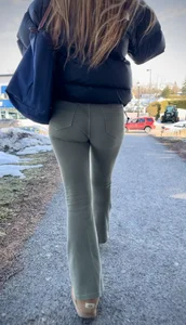 Pt.2 Redhead college girl with a round and jiggly booty