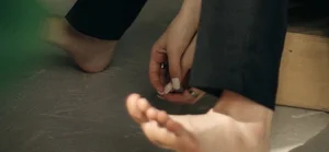 Feet closeup creepshot