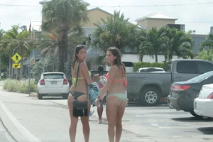 Beach and bikini girls
