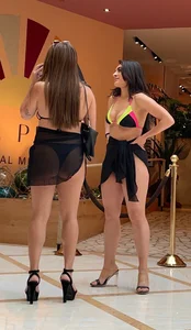Hotel Lobby Babes — Asian and Latina w/ Smoking Bodies in Thongs