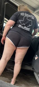 [OC] White MILF Hungry Ass Bent Over Car Wash