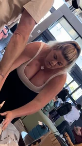 Heavier Milf Showing Off Her Massive Milkers