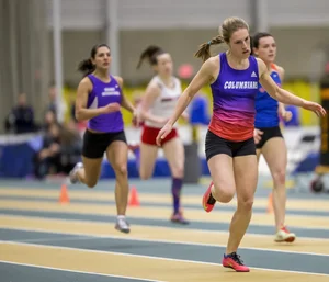Canadian girls at an Alberta track and field tournament