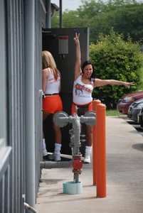 Various sexy girls at car washes in bikinis