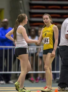 Canadian girls at an Alberta track and field tournament
