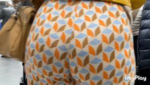 First Post | MUST SEE ! |  Pregnant Arabic Milf Bubble Butt In Flare Pants ( W/ Faceshots + GIF )