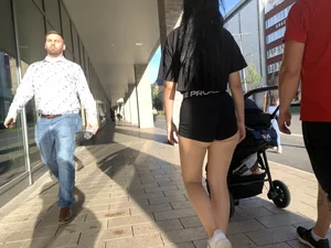 Nike Pro Shorts, cheeks, hungry ass, fine gap, close up- ALL IN ONE!