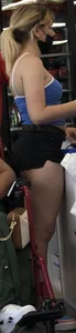 Cheeky shorts checking out