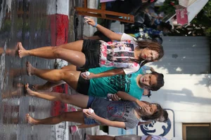 Water Festival girls in Thailand