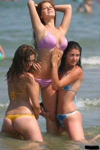 Sexy beach and bikini girls
