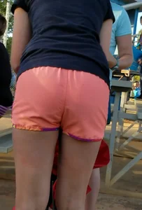 Ass in Shorts Closeup Creepshots Gallery