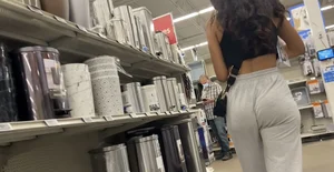 Latina hungry ass in sweat pants  / not OC