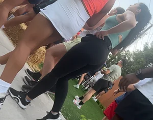 (OC) FAT ASSES EVERYWHERE! Leggings and tight shorts GALORE!