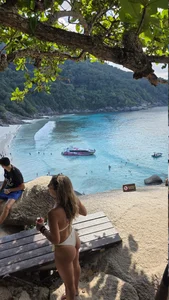 Large collection of hot beach girls lying on the beach and bending over