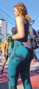 Blonde with a beautiful Colombian ass