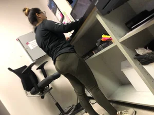 Latina milf coworker
