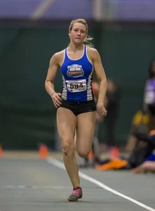 Canadian girls at an Alberta track and field tournament