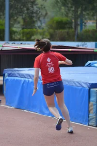 Candid track and field girls