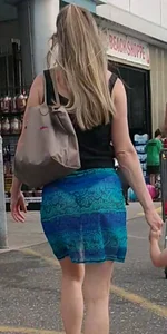 See thru Milf dress