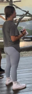 Cute PAWG at the ZOO W/VPL