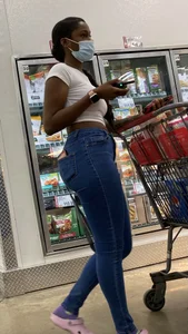 Sexy Ebony with Hips, Ass, and Leggggggggs!