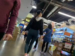 Super Hot Korean Asian Tight Leggings Ass