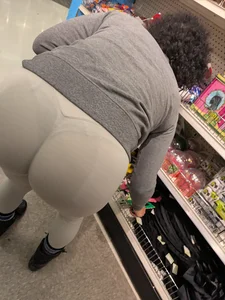 VTL Bend Over - Cheeks Eating White Spandex!