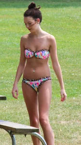 Mix of candid girls at the beach and in bikinis