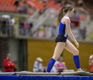 Canadian girls at an Alberta track and field tournament