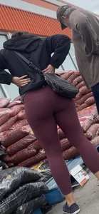 Sexy ball busting purple bubble butt